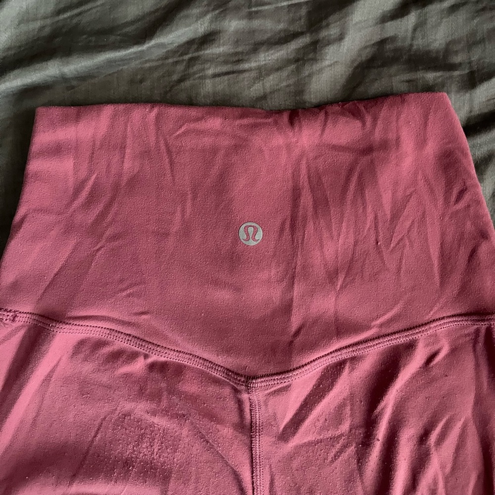 lululemon align 28” pink moss rose